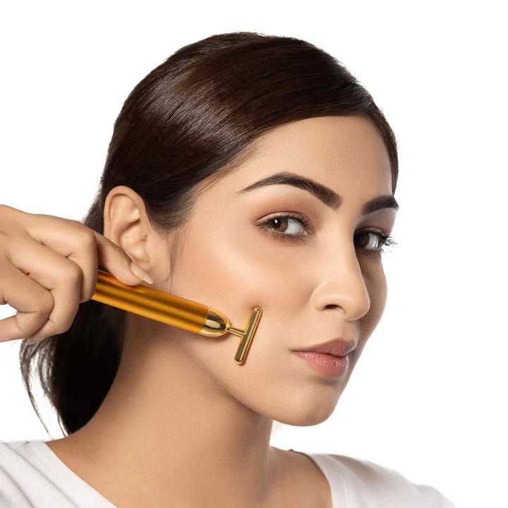 Gold Vibrating Sculpting Bar