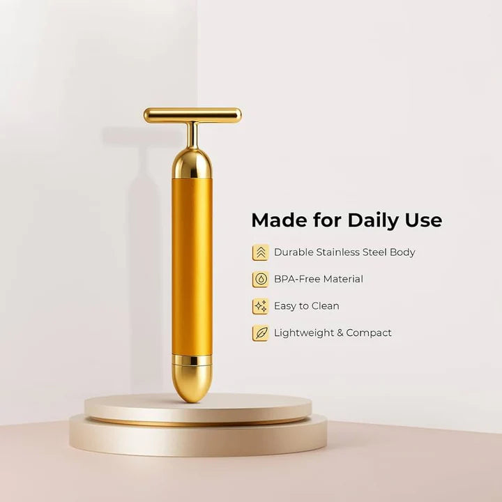 Gold Vibrating Sculpting Bar