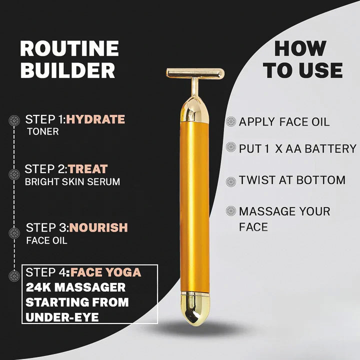 Gold Vibrating Sculpting Bar